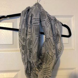 Printed infinity scarf